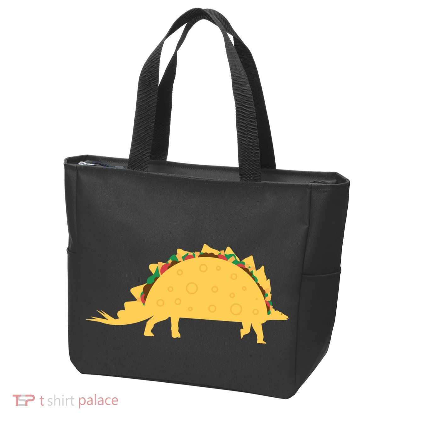 Tacosarus Zip Tote Bag