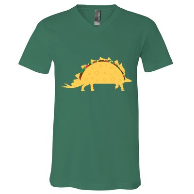 Tacosarus V-Neck T-Shirt
