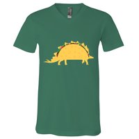 Tacosarus V-Neck T-Shirt
