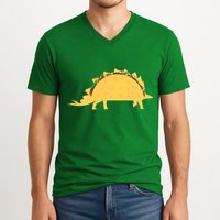 Tacosarus V-Neck T-Shirt