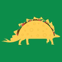 Tacosarus V-Neck T-Shirt