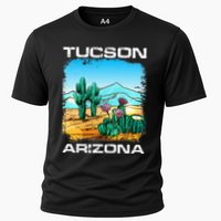 Tucson Arizona Desert Retro Cactus Performance Shirt