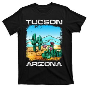 Tucson Arizona Desert Retro Cactus T-Shirt