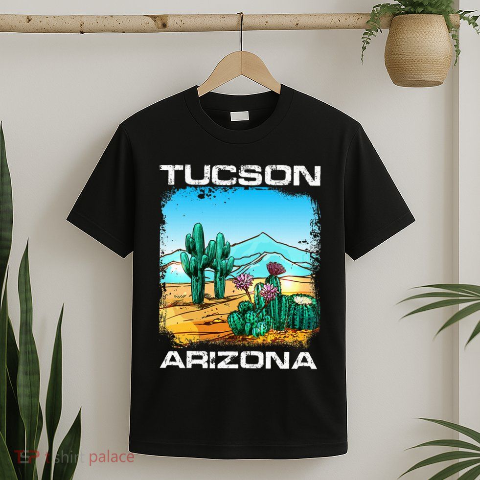 Tucson Arizona Desert Retro Cactus T-Shirt