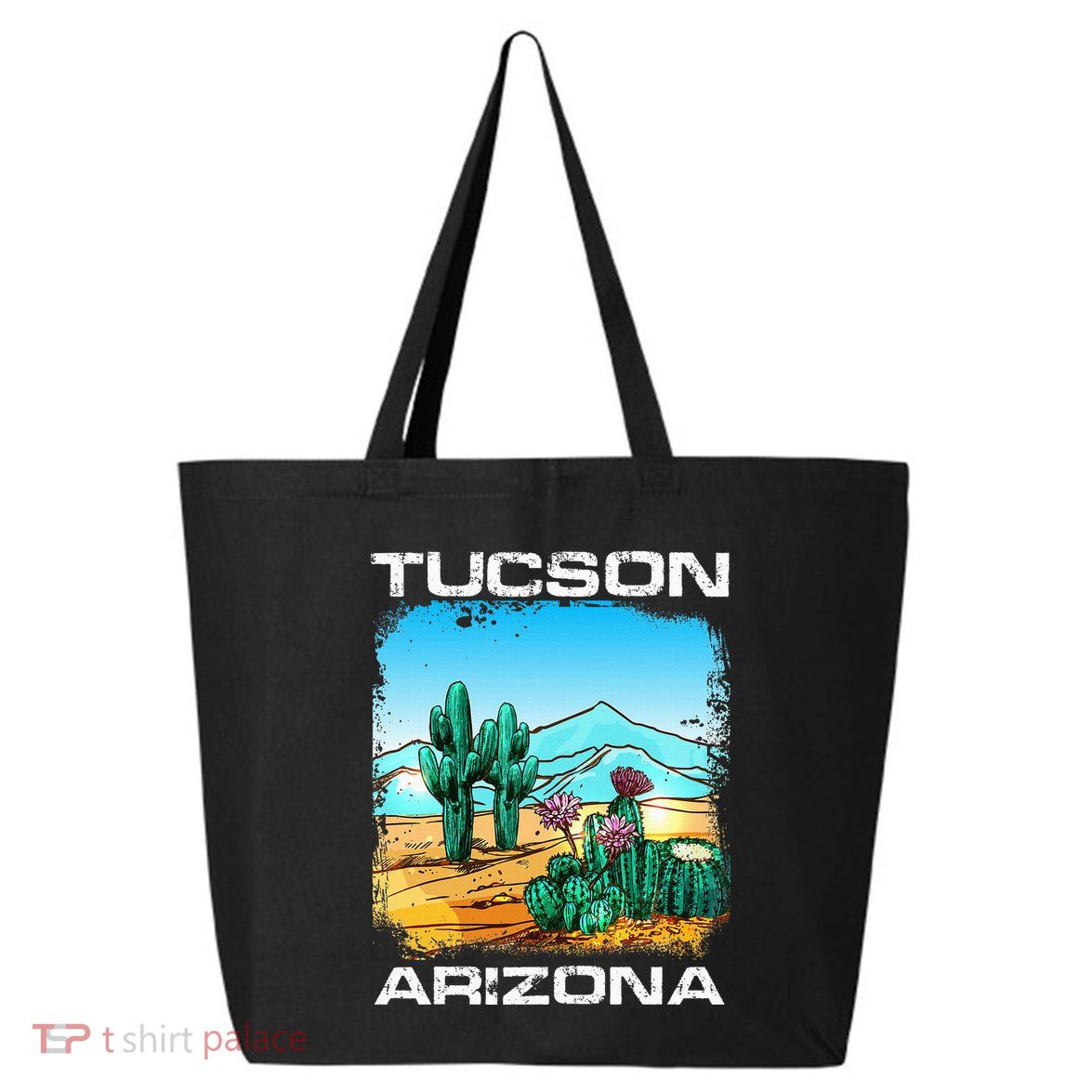Tucson Arizona Desert Retro Cactus 25L Jumbo Tote