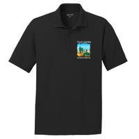 Tucson Arizona Desert Retro Cactus PosiCharge RacerMesh Polo