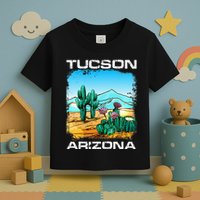 Tucson Arizona Desert Retro Cactus Toddler T-Shirt