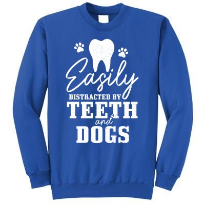 Teeth And Dogs Dentist Dental Student Assistant Hygienist Gift Sweatshirt