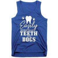 Teeth And Dogs Dentist Dental Student Assistant Hygienist Gift Tank Top