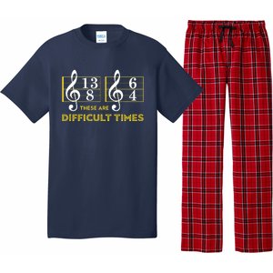 These Are Difficult Times Music Lover Gifts Pajama Set