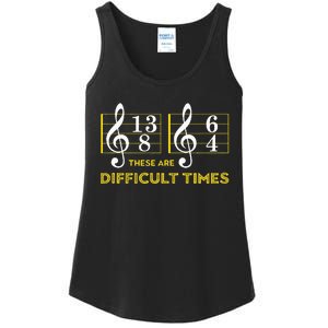 These Are Difficult Times Music Lover Gifts Ladies Essential Tank