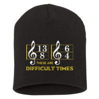 These Are Difficult Times Music Lover Gifts Short Acrylic Beanie