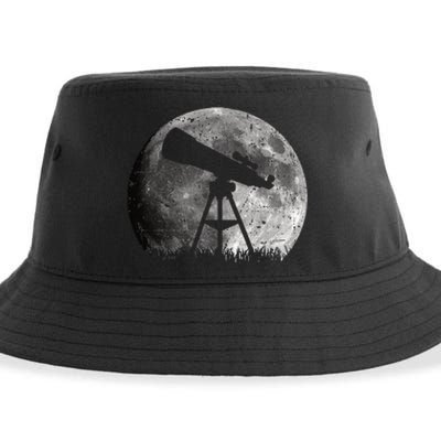 Telescope Astronomy Design For Space Fans Sustainable Bucket Hat