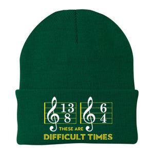 These Are Difficult Times Music Lover Gifts Knit Cap Winter Beanie