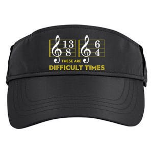 These Are Difficult Times Music Lover Gifts Adult Drive Performance Visor