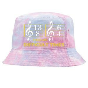 These Are Difficult Times Music Lover Gifts Tie-Dyed Bucket Hat