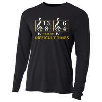 These Are Difficult Times Music Lover Gifts Cooling Performance Long Sleeve Crew