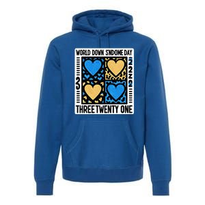 Trisomy Awareness Day T Gift Premium Hoodie