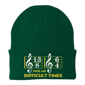 These Are Difficult Times Music Lover Knit Cap Winter Beanie