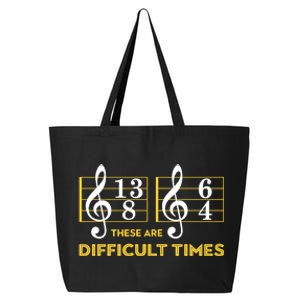 These Are Difficult Times Music Lover 25L Jumbo Tote