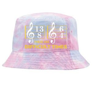 These Are Difficult Times Music Lover Tie-Dyed Bucket Hat