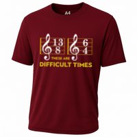 These Are Difficult Times Music Lover Gifts Cooling Performance Crew T-Shirt