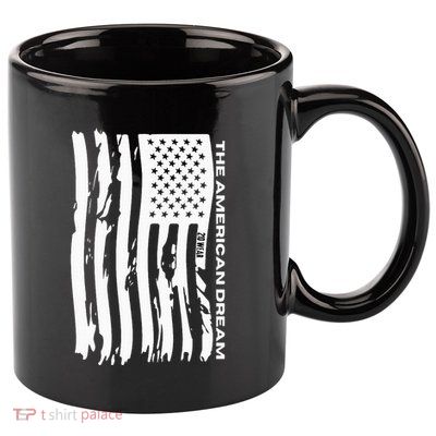 The American Dream Usa American Flag Patriotic Apparel 11oz C Handle Ceramic Mug