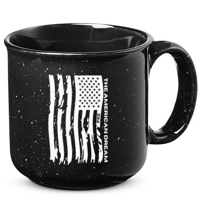 The American Dream Usa American Flag Patriotic Apparel 15oz Campfire Ceramic Mug
