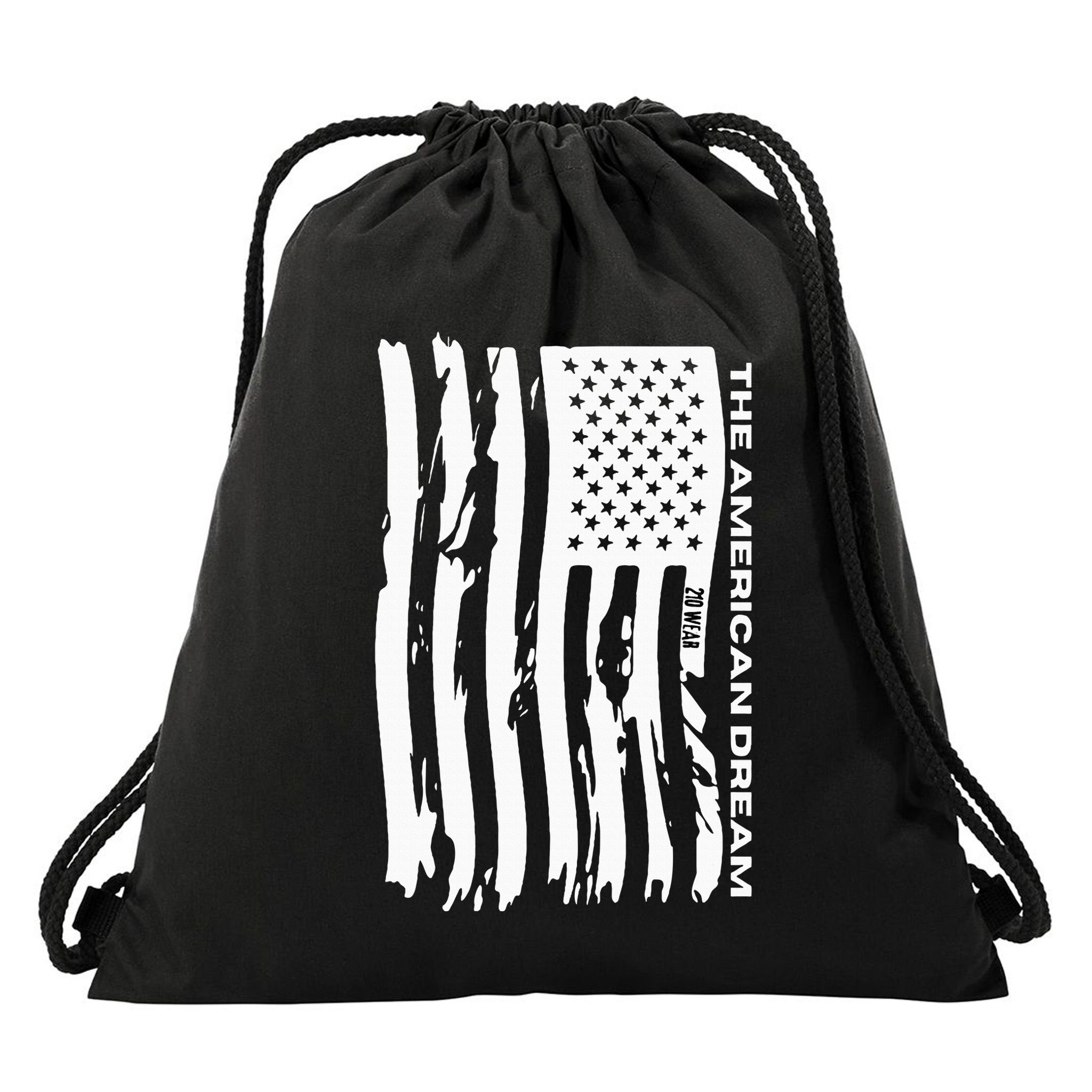 The American Dream Usa American Flag Patriotic Apparel Drawstring Bag