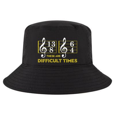 These Are Difficult Times Music Lover Gifts Cool Comfort Performance Bucket Hat