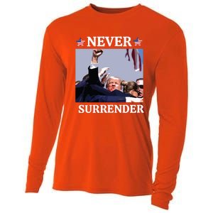 Trump Assassination Donald Trump Assassination Fight Cooling Performance Long Sleeve Crew