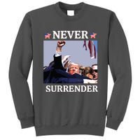 Trump Assassination Donald Trump Assassination Fight Tall Sweatshirt