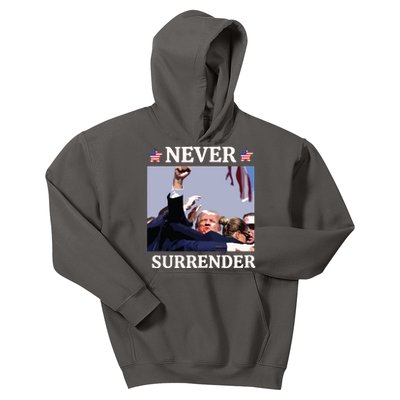 Trump Assassination Donald Trump Assassination Fight Kids Hoodie