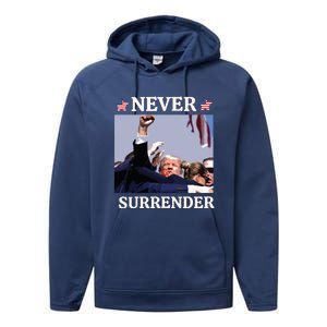 Trump Assassination Donald Trump Assassination Fight Performance Fleece Hoodie