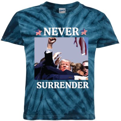 Trump Assassination Donald Trump Assassination Fight Kids Tie-Dye T-Shirt