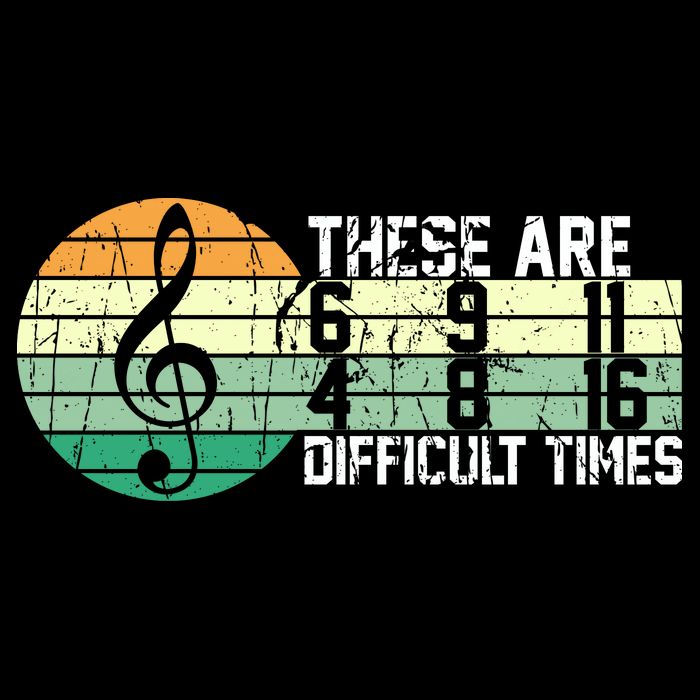 These Are Difficult Times Music Sheet Funny Band Gift Orchestra Musical Gift Button