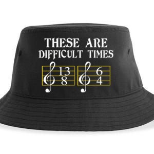 These Are Difficult Times Music Sustainable Bucket Hat