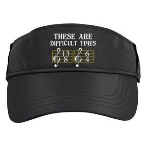 These Are Difficult Times Music Adult Drive Performance Visor