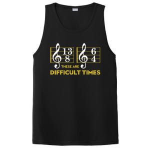 These Are Difficult Times Music Lover Gifts PosiCharge Competitor Tank