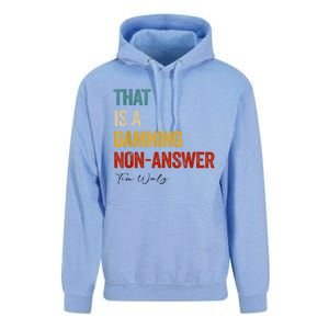 Thats A Damning Nonanswer Kamala Harris Walz 2024 Funny Unisex Surf Hoodie