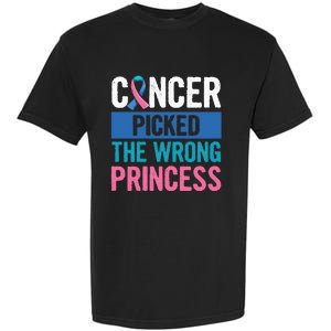 Thyroid Awareness Design For A Thyroid Cancer Warrior Garment-Dyed Heavyweight T-Shirt