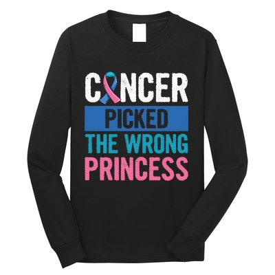 Thyroid Awareness Design For A Thyroid Cancer Warrior Long Sleeve Shirt