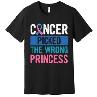 Thyroid Awareness Design For A Thyroid Cancer Warrior Premium T-Shirt