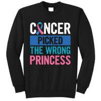 Thyroid Awareness Design For A Thyroid Cancer Warrior Tall Sweatshirt