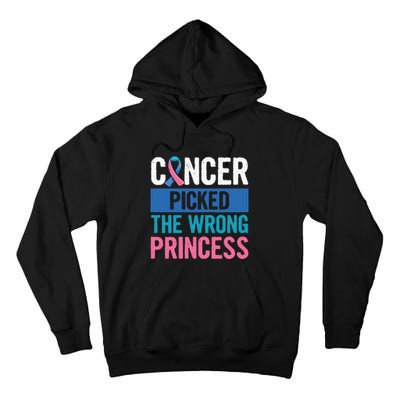 Thyroid Awareness Design For A Thyroid Cancer Warrior Tall Hoodie