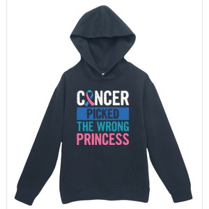 Thyroid Awareness Design For A Thyroid Cancer Warrior Urban Pullover Hoodie