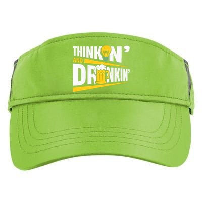 Thinkin And Drinkin | Pub Quiz Game | Trivia Night Adult Drive Performance Visor