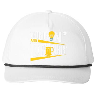 Thinkin And Drinkin | Pub Quiz Game | Trivia Night Snapback Five-Panel Rope Hat