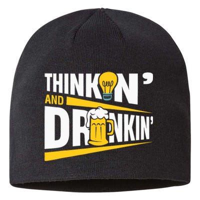 Thinkin And Drinkin | Pub Quiz Game | Trivia Night Sustainable Beanie