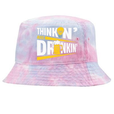 Thinkin And Drinkin | Pub Quiz Game | Trivia Night Tie-Dyed Bucket Hat